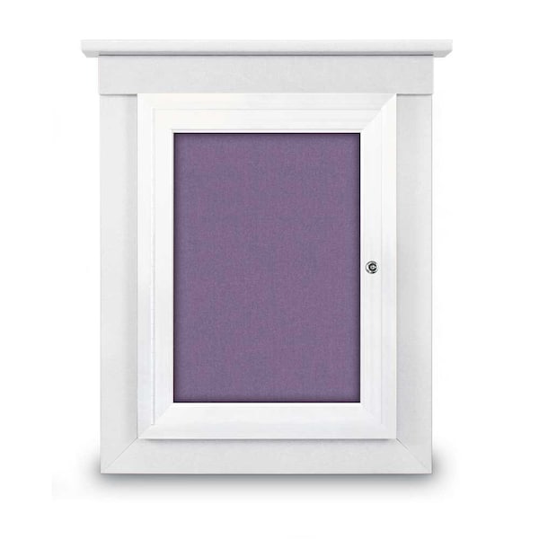 Sliding Glass Enclosed Letterboard, 72"x4, UV9008ACS-BRONZE-GREYVL